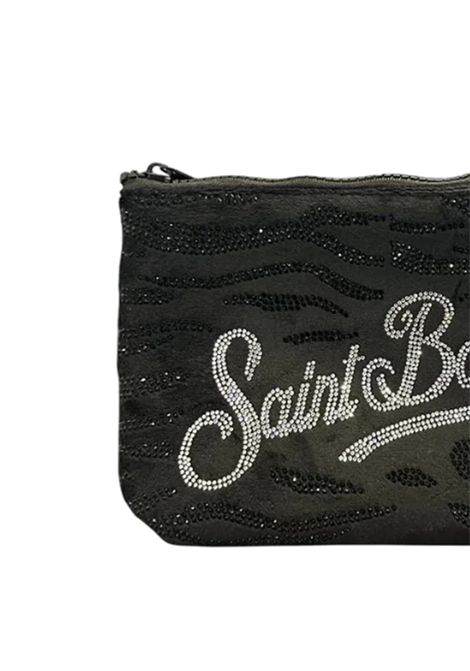 Pochette con strass SAINT BARTH | ALI0032 ALINE STRASS00275I ZEBRA 00 STRASS